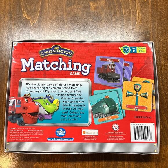 Chugginton MEMORY Match Game for Pre-Schoolers COMPLETE - Picture 2 of 8